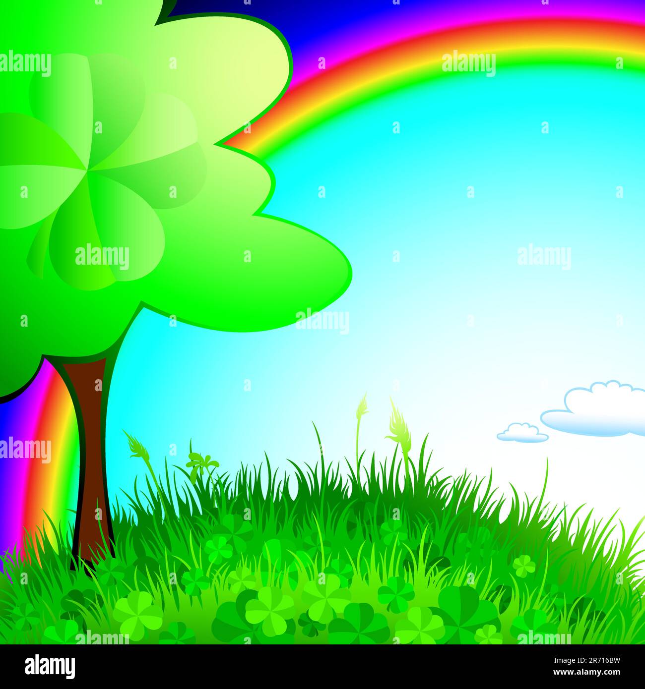 patrick,  this  illustration may be useful  as designer work Stock Vector