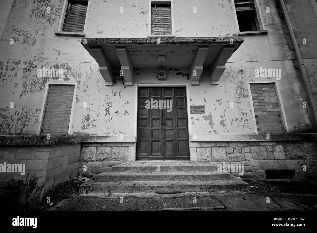 Italy. Saltrio. Former colony Luraschi. Ex colonia Luraschi Stock Photo