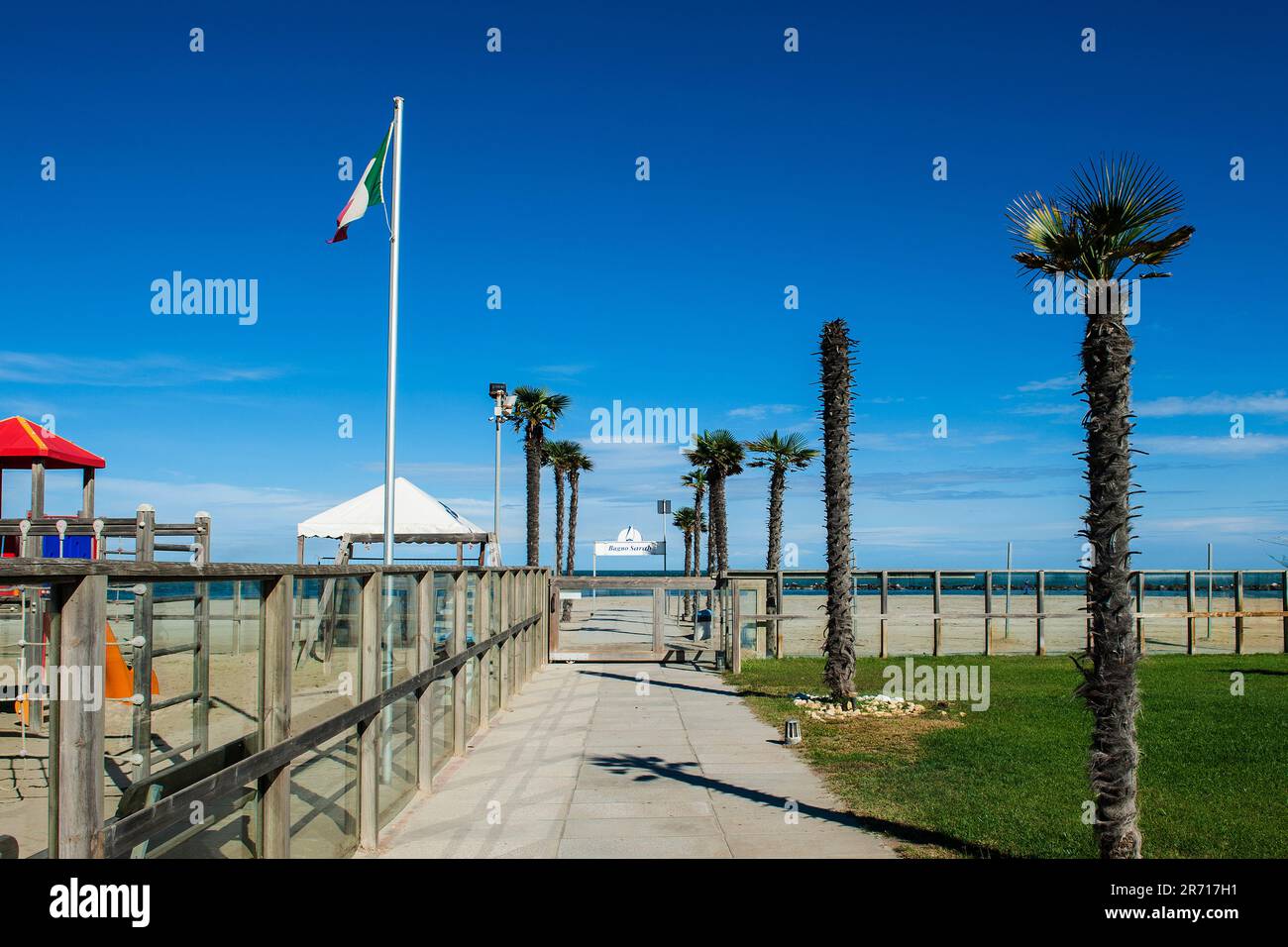 Italy. Emilia Romagna. Porto Garibaldi. Comacchio Stock Photo