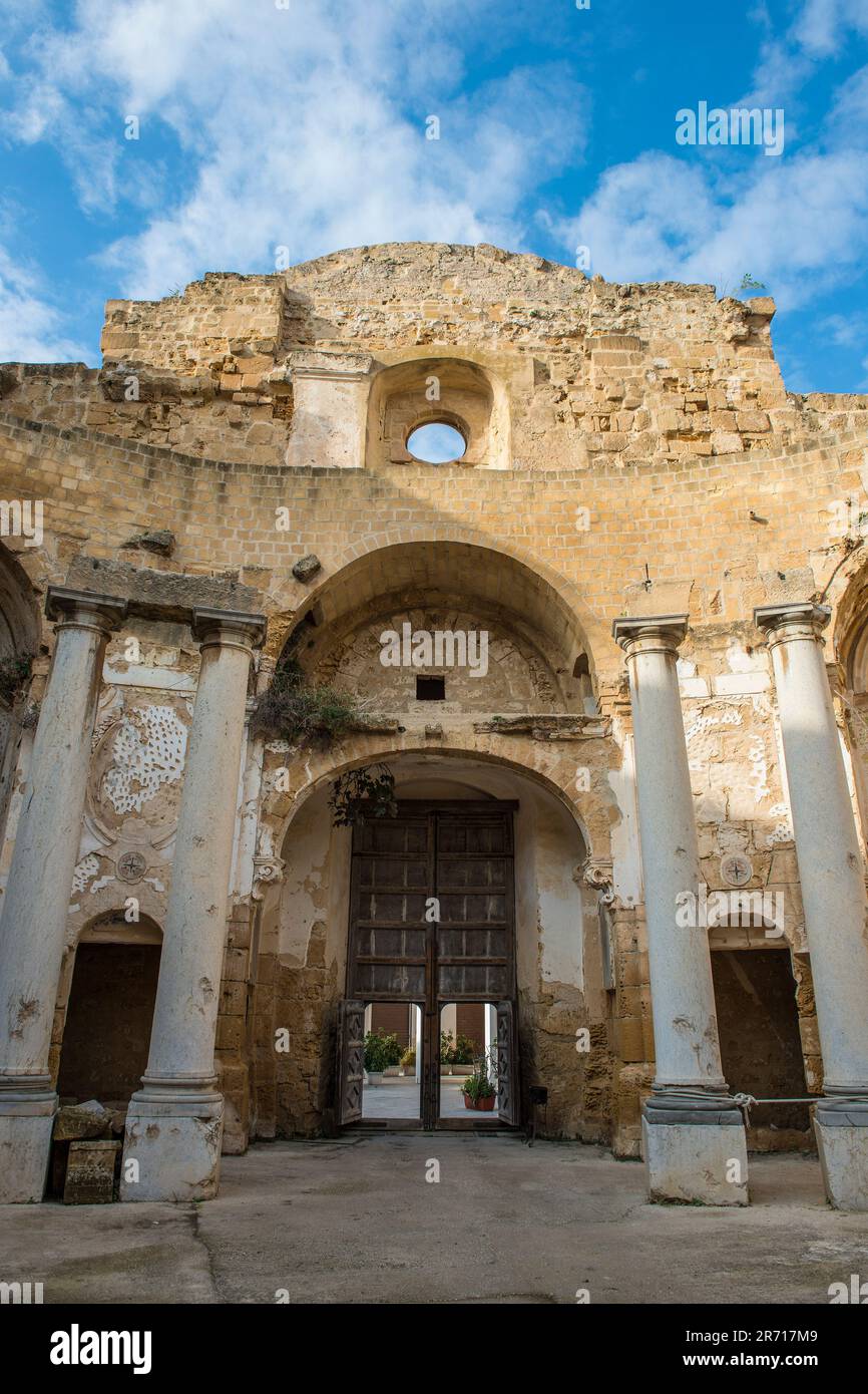 Italy. Sicily. Mazara del Vallo. St. Ignazio church Stock Photo