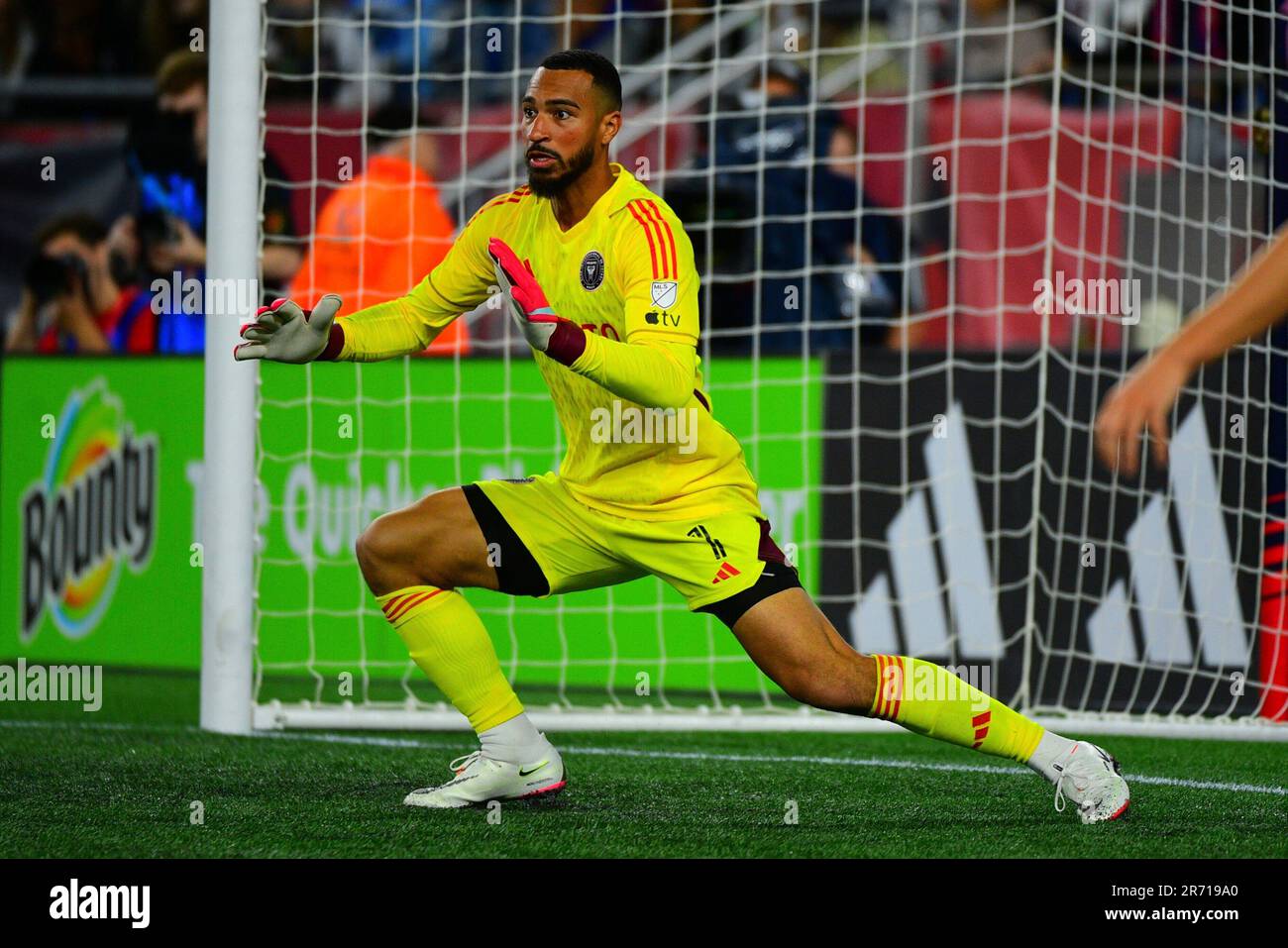 FOXBOROUGH, MA - JUNE 10: Inter Miami CF goalkeeper Drake Callender (1 ...