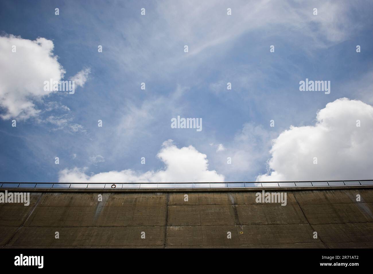 Switzerland. Canton Ticino. Robiei. dam Stock Photo