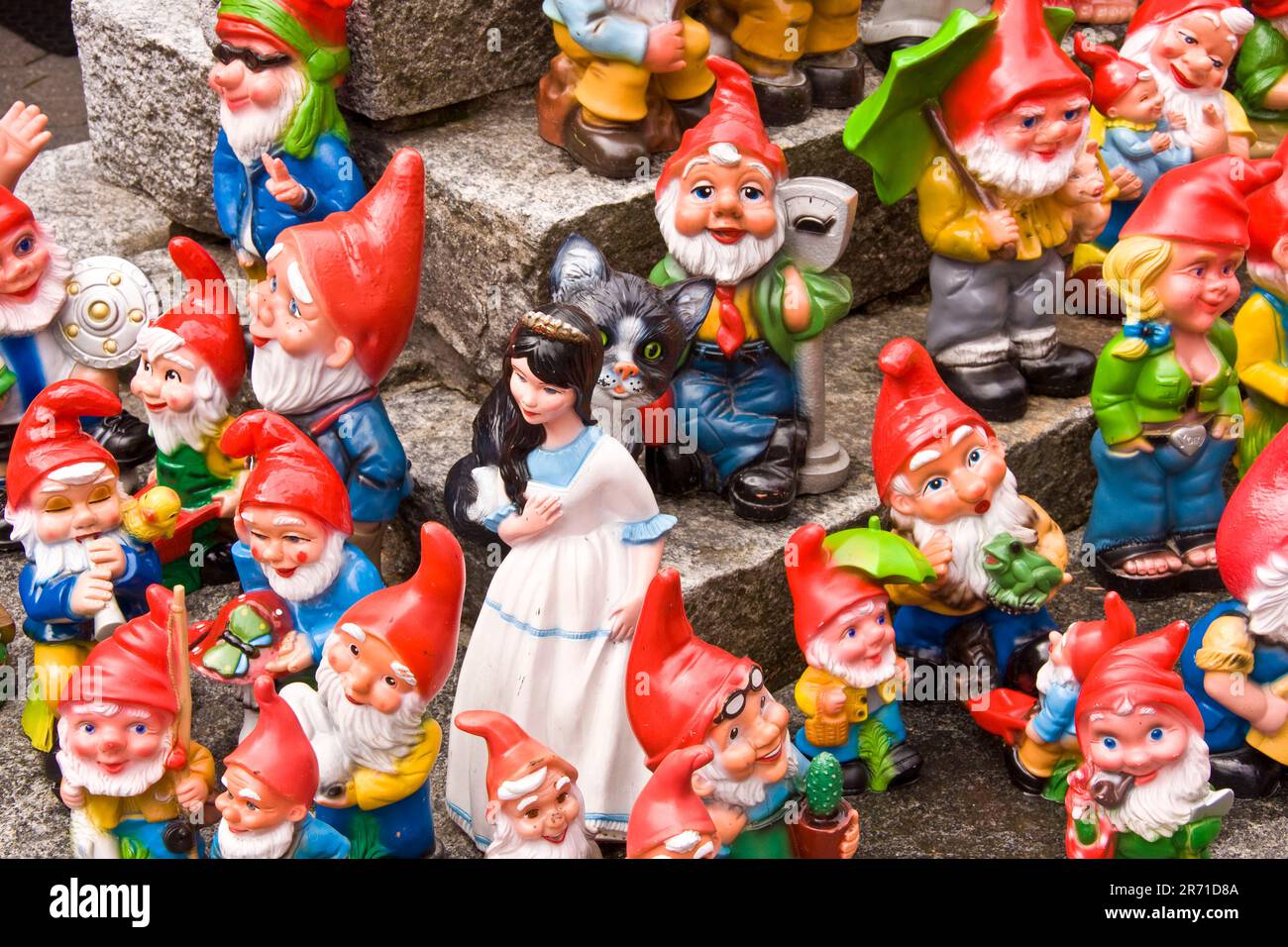 Garden gnome, Appenzell, Switzerland Stock Photo