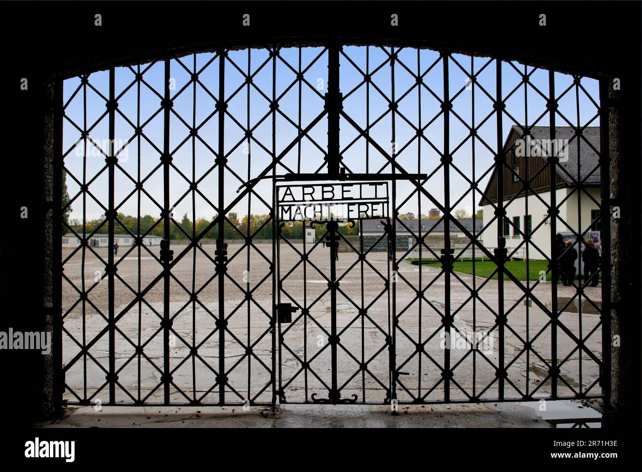 Germany, Bavaria, Dachau, Concentration camp Stock Photo