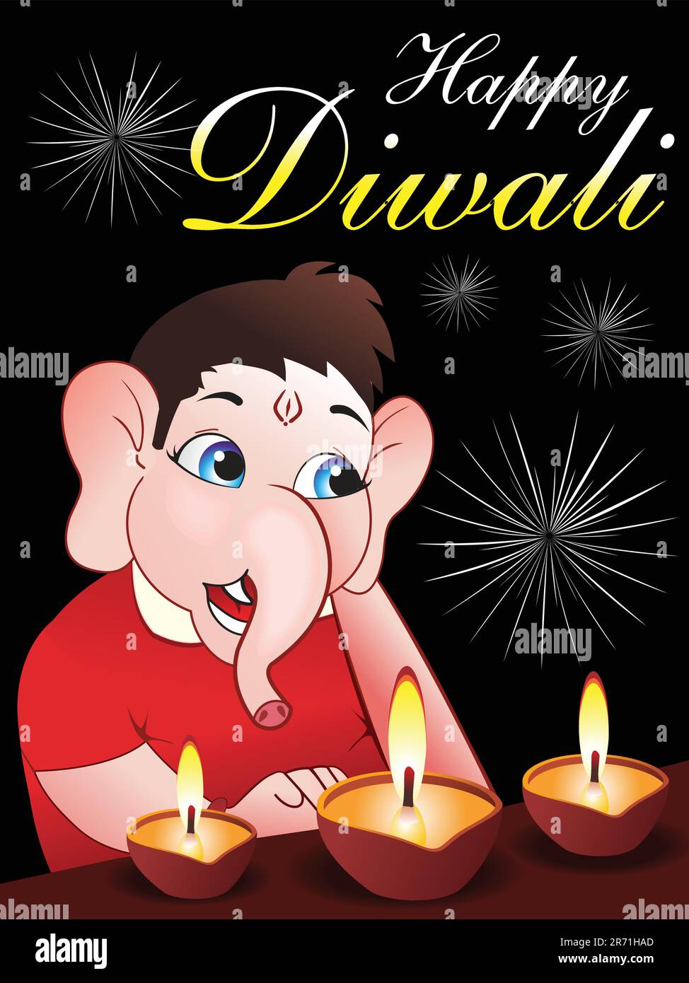 Diwali Background Vector Illustration Stock Vector Image And Art Alamy 8199