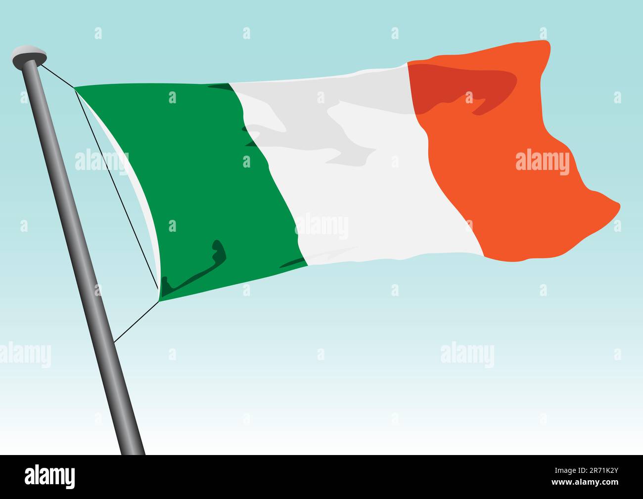 vector flag of Ireland Stock Vector