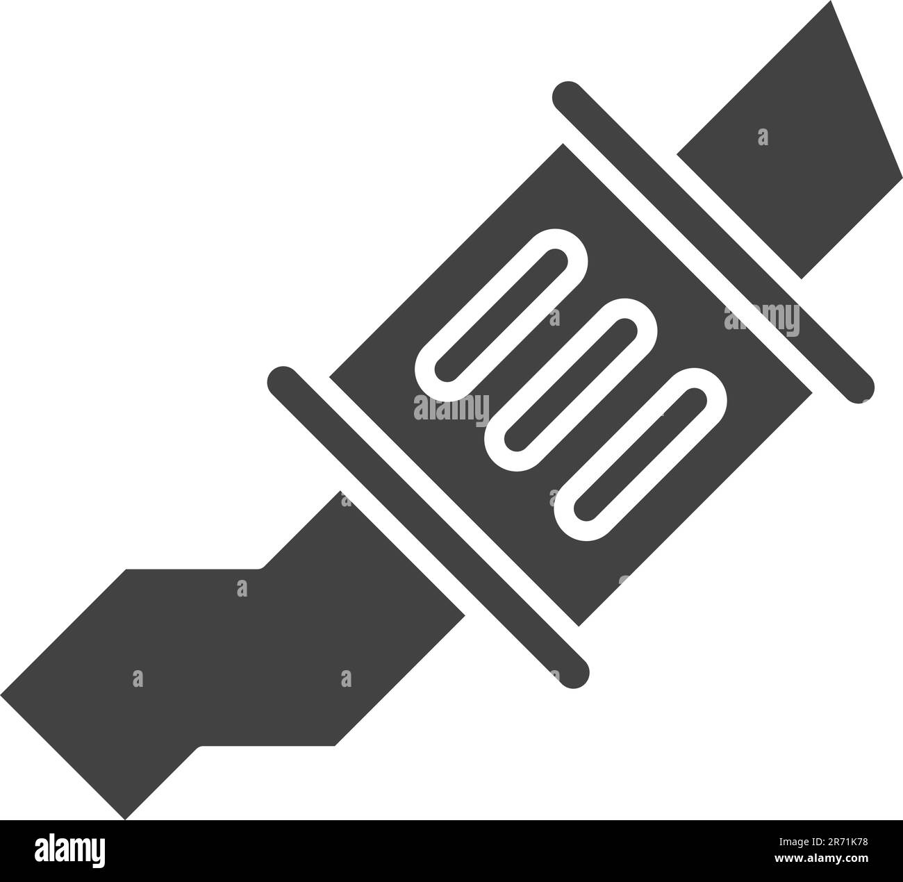Muffler icon vector image. Suitable for mobile application web application and print media. Stock Vector