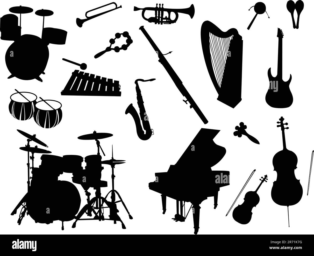 musical instruments vector Stock Vector Image & Art Alamy
