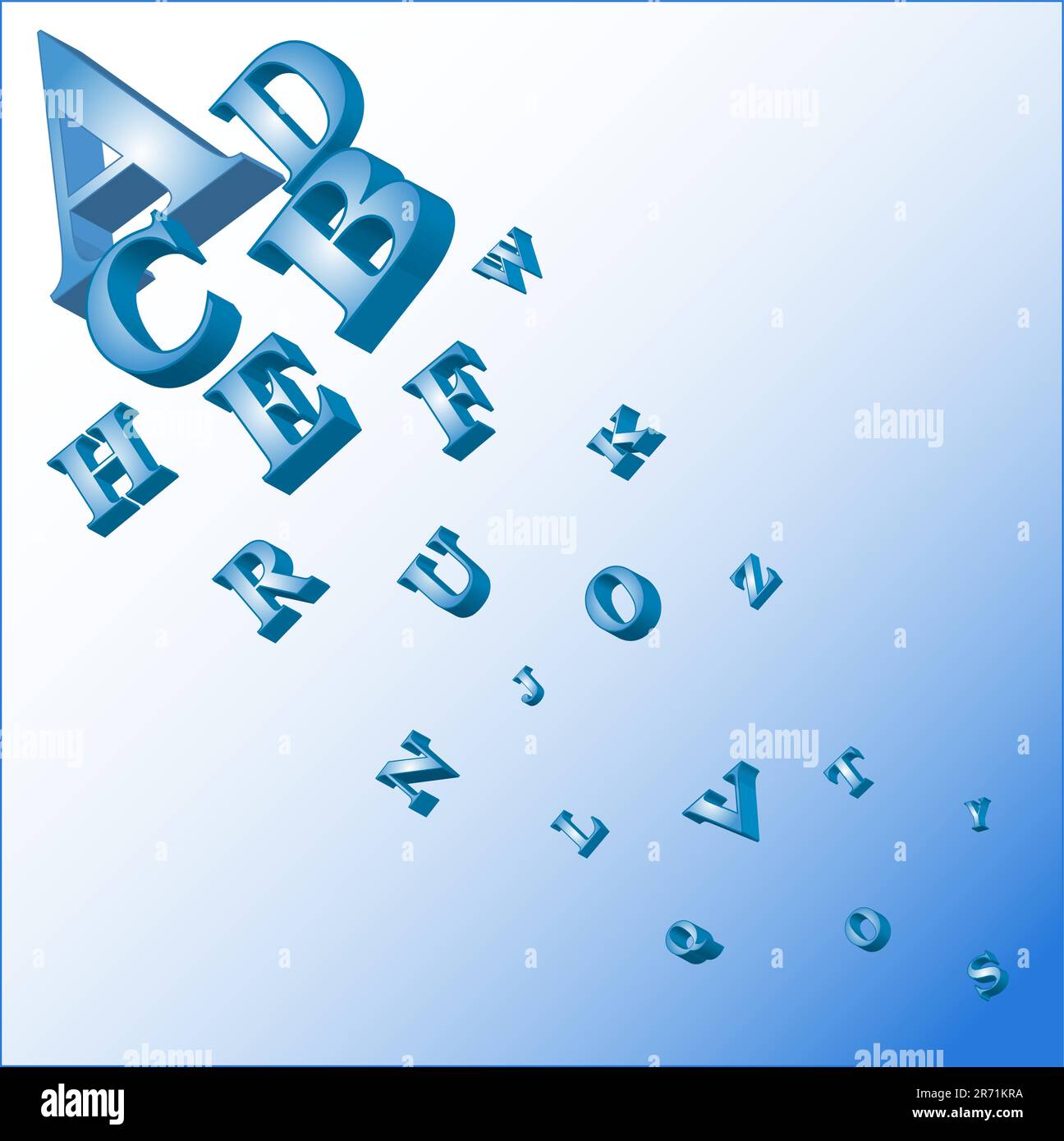 Abstract vector background with letters Stock Vector Image & Art - Alamy