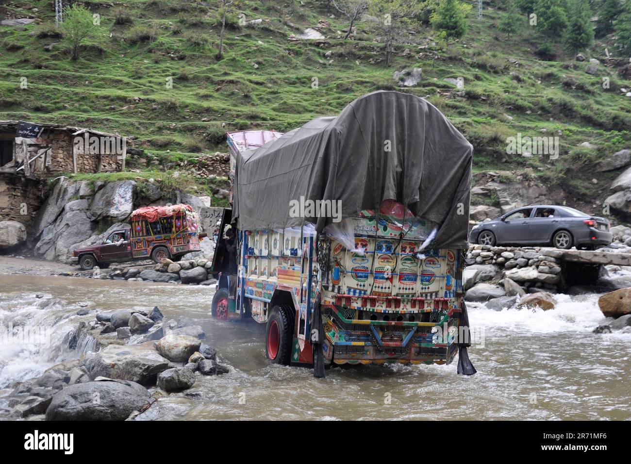 Pakistan. Swat valley. truck Stock Photo
