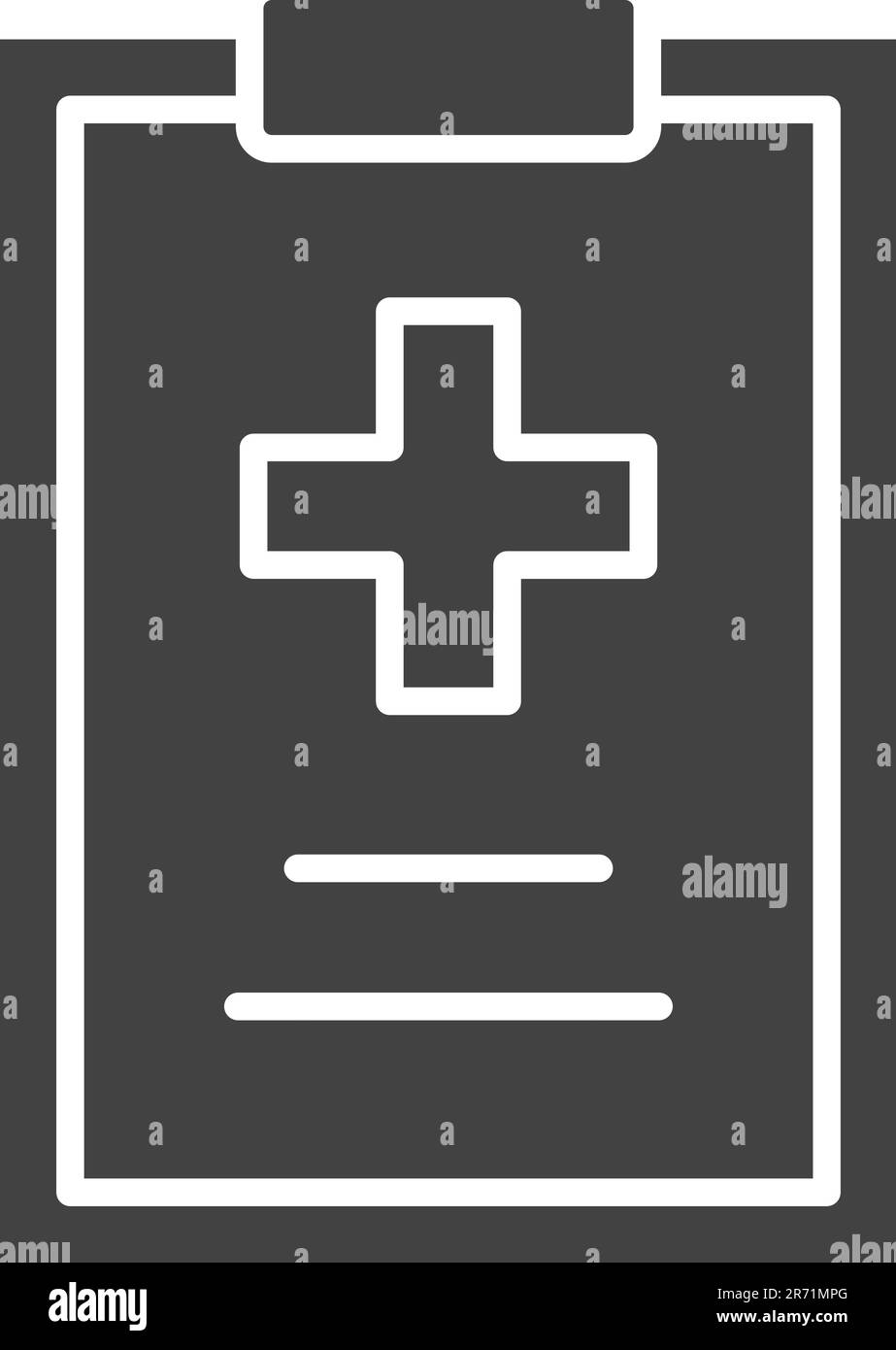 Medical Report icon vector image. Suitable for mobile application web