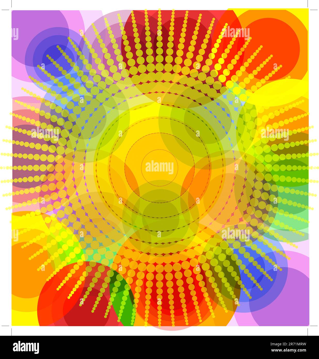 vector illustration of an abstract sunny background Stock Vector Image ...