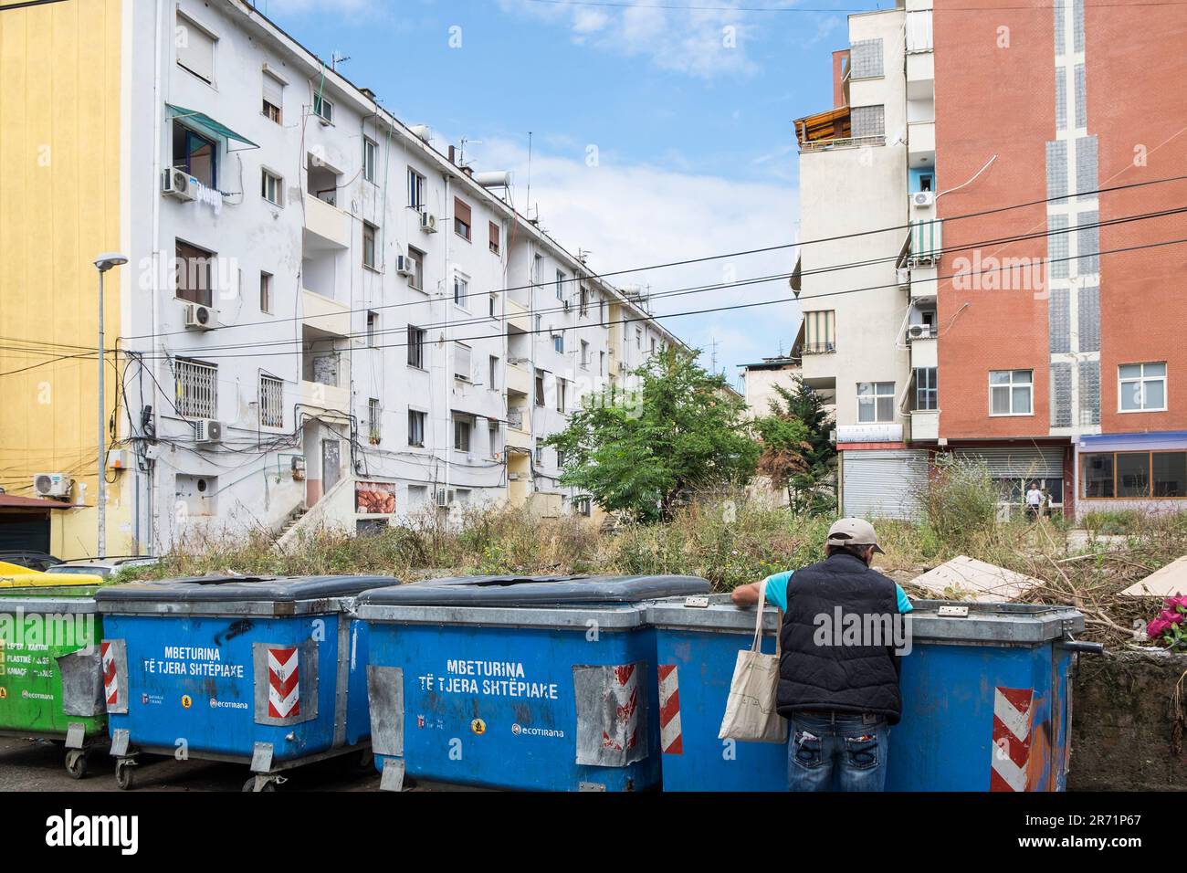 Albania. Tirana. public housing Stock Photo Alamy