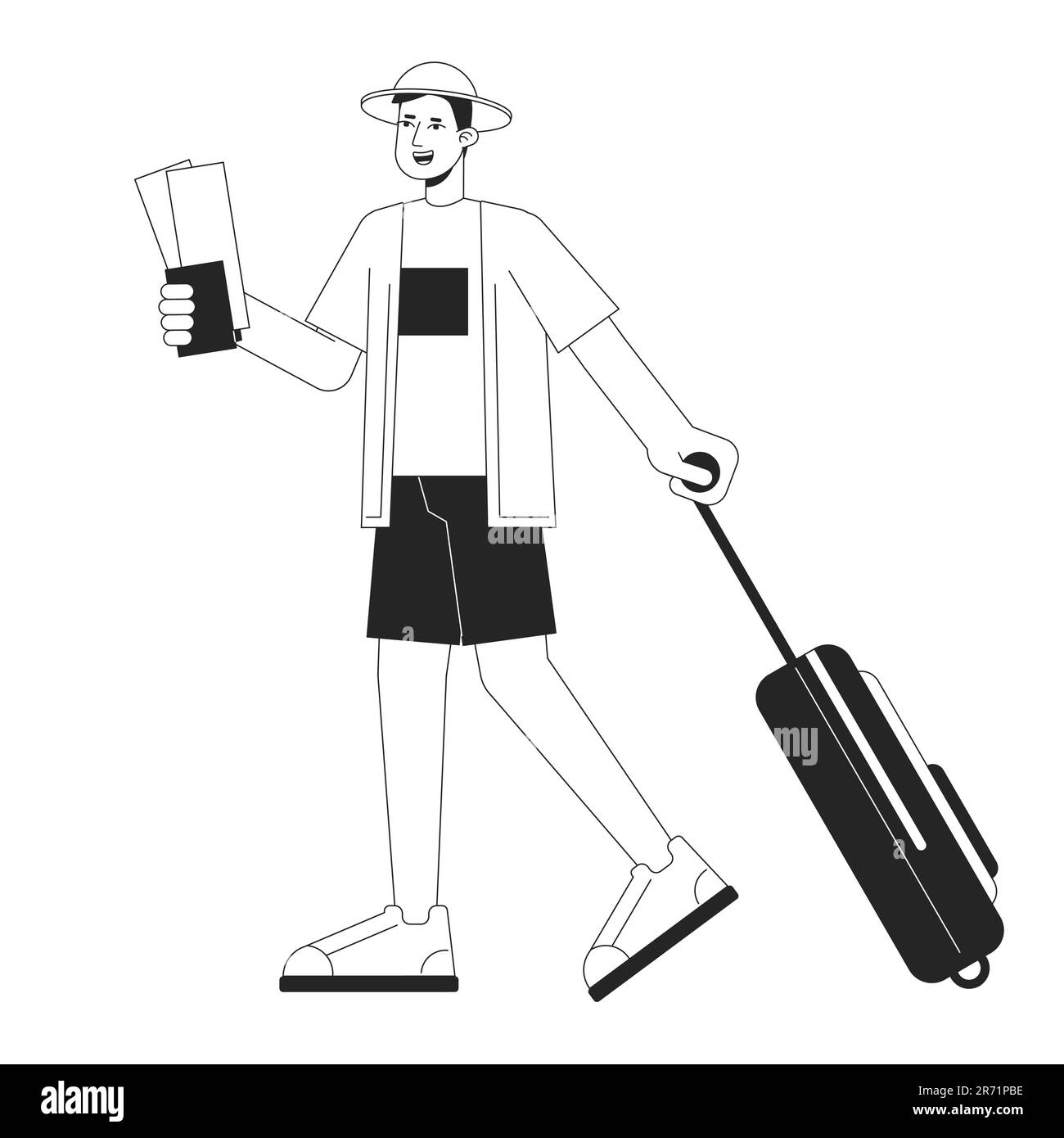 Going on holiday travelling Stock Vector Images Alamy