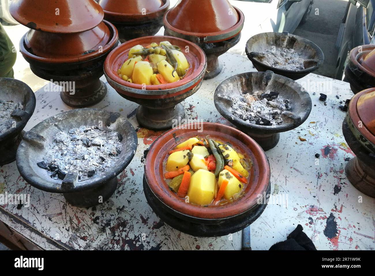 Morocco. Zaida. local food. tajine Stock Photo