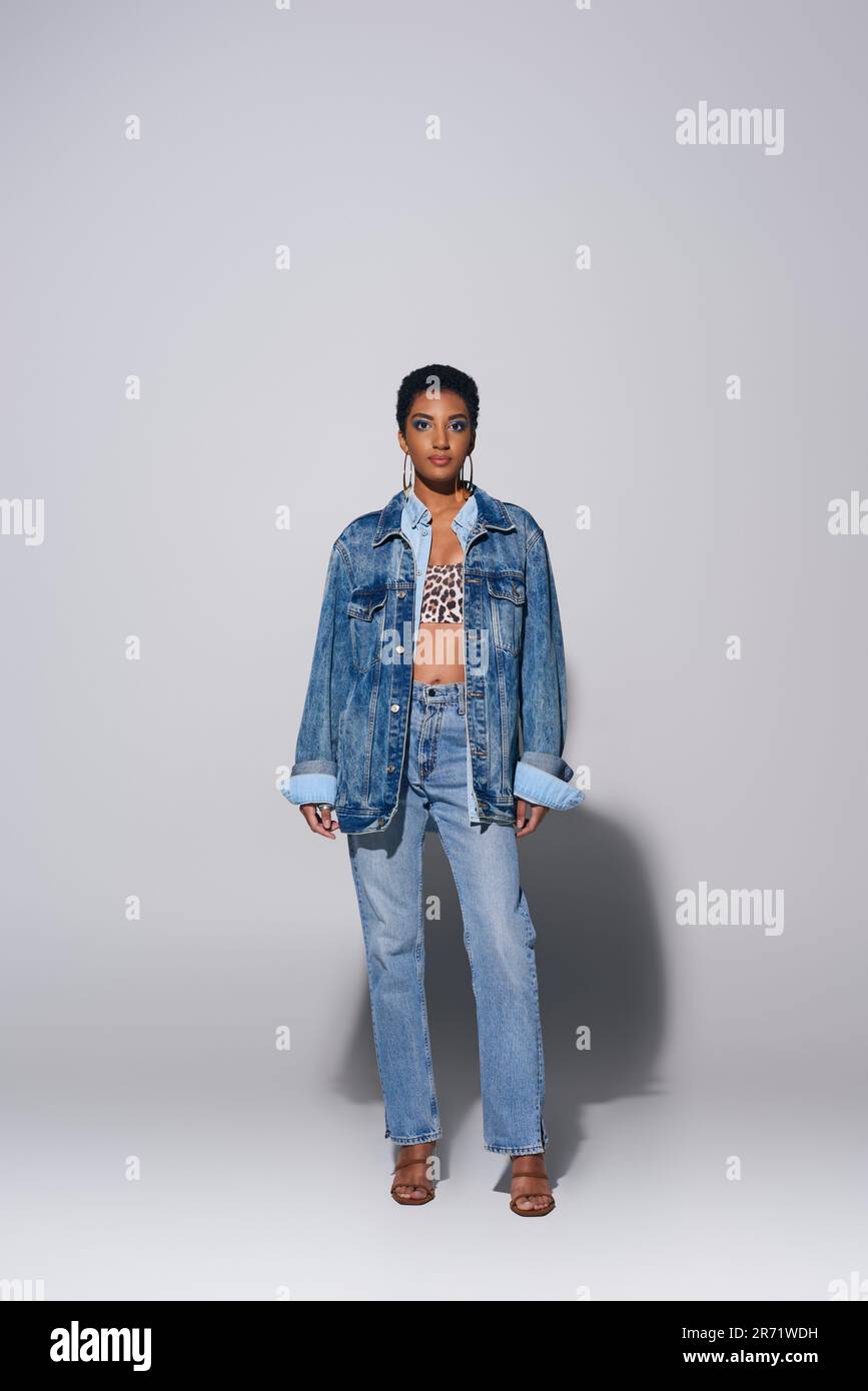 Ankle length jean jacket deals
