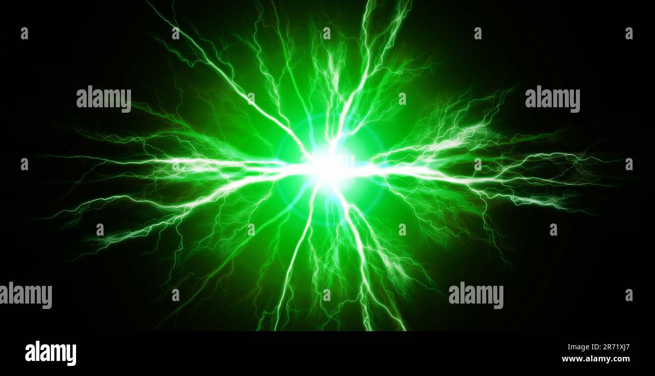 Explosion of pure power and electricity in the dark plasma bolts of