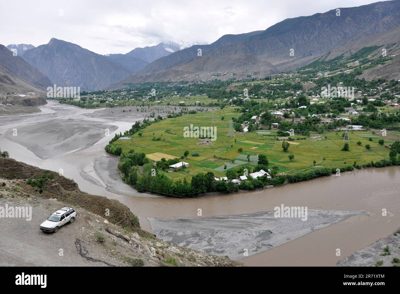 Pakistan. Swat valley. landscape Stock Photo