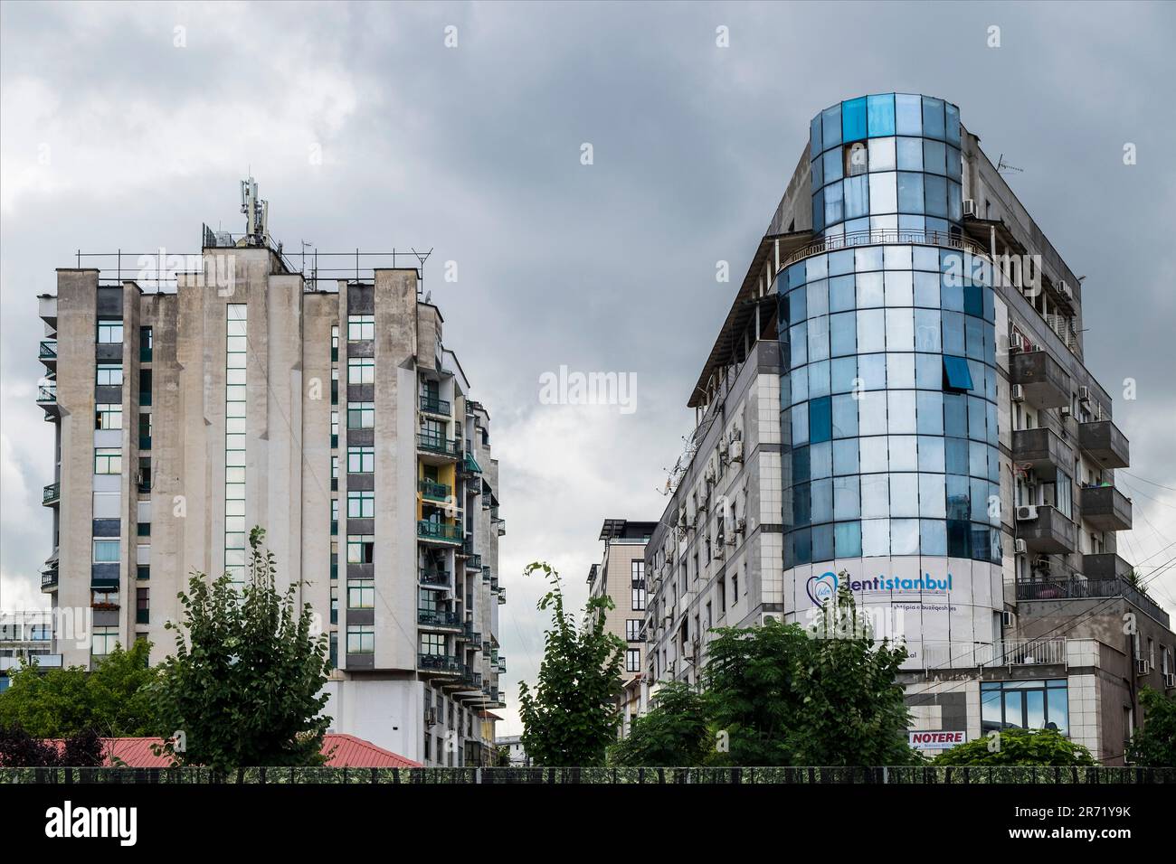 Albania. Tirana. public housing Stock Photo Alamy