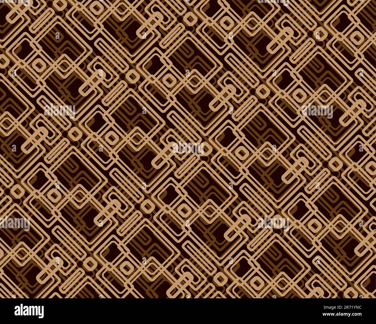 Retro seamless background in editable vector format Stock Vector