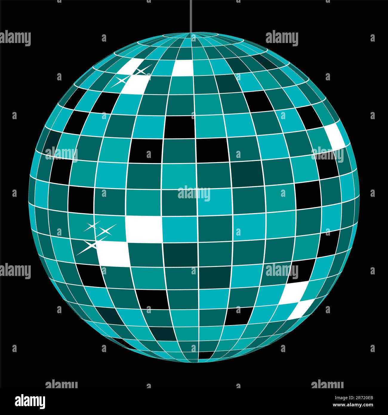 vector illustration of a disco ball Stock Vector Image & Art Alamy