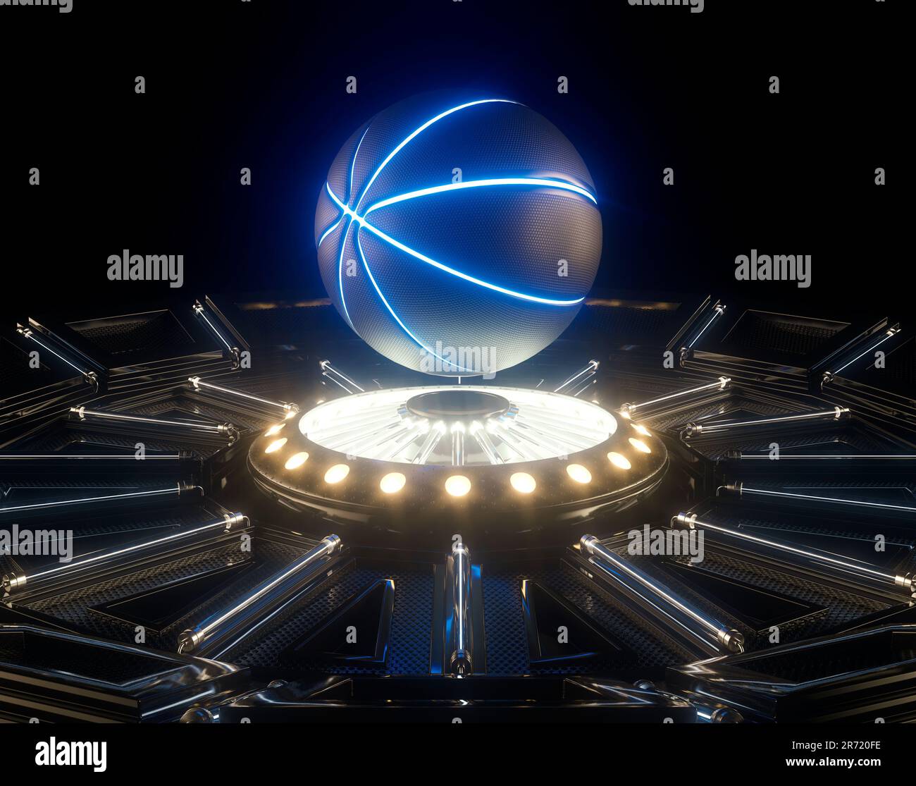Black And Gold Basketball Concept by Allan Swart