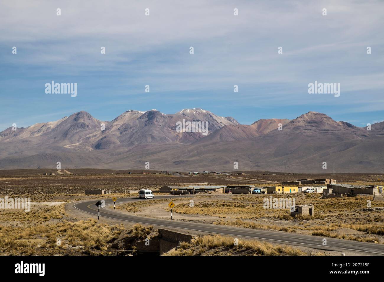 Peru. andean landscape Stock Photo
