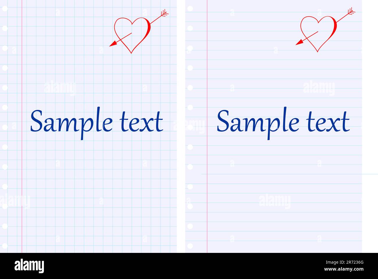 Two note off different striped - Vector Stock Vector Image & Art - Alamy