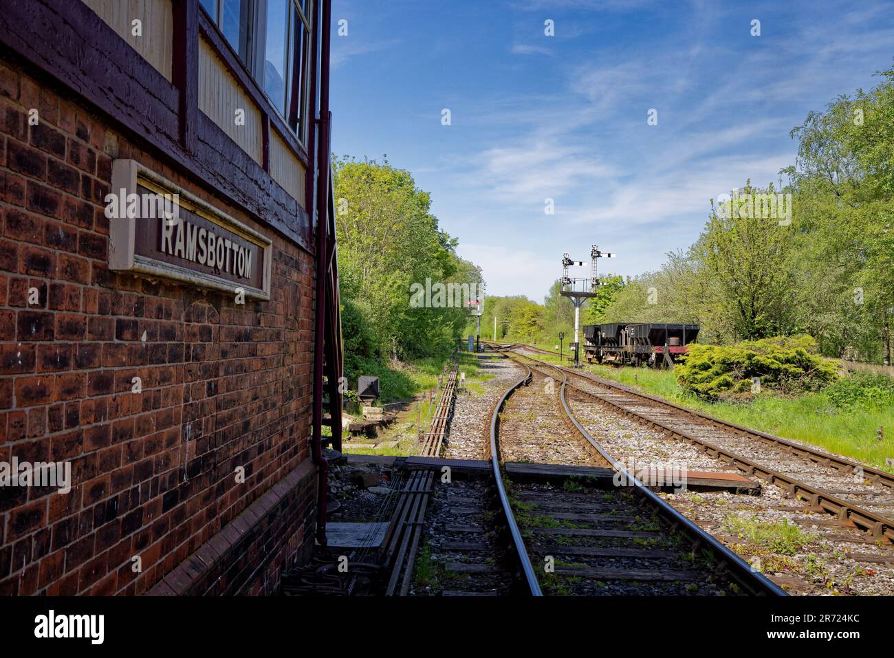 East Lancashire Railway at Ramsbottom Stock Photo