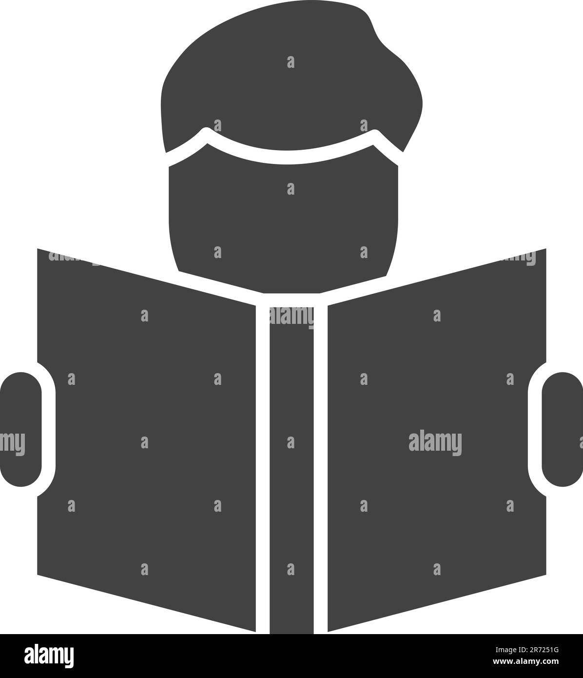 Reading icon vector image. Suitable for mobile application web ...