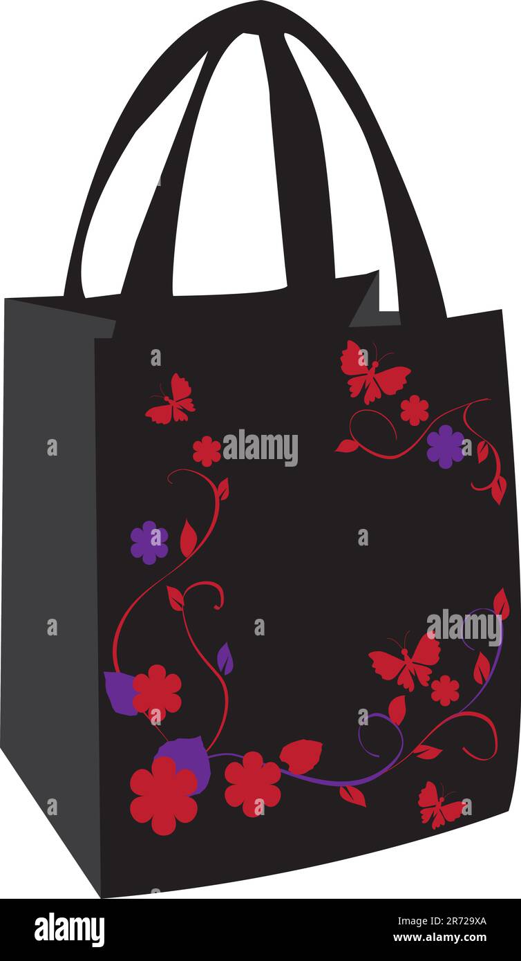 Plastic shopping bag market Stock Vector Images - Alamy