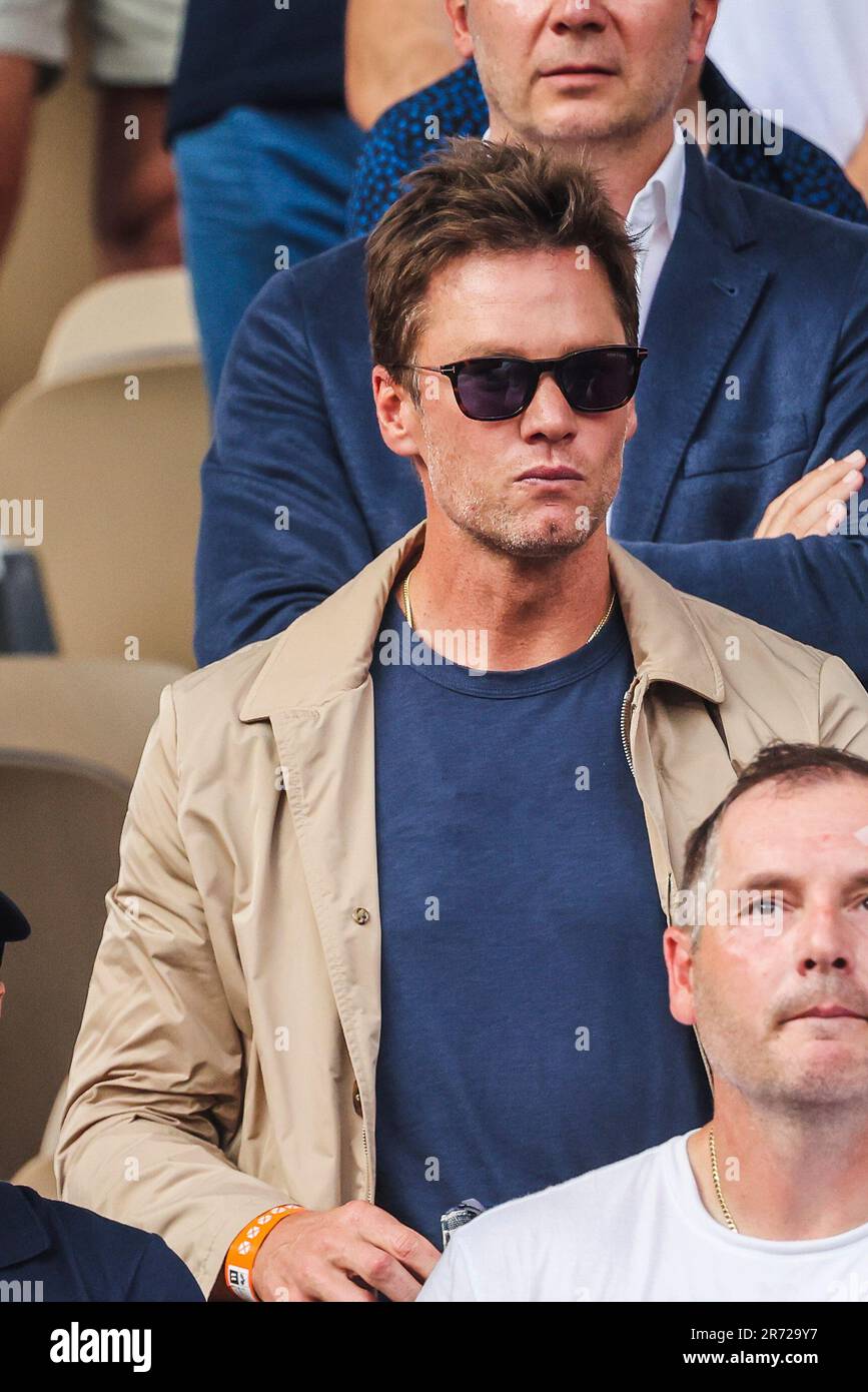 Paris, France. 11th June, 2023. Tom Brady during the men’s final at the