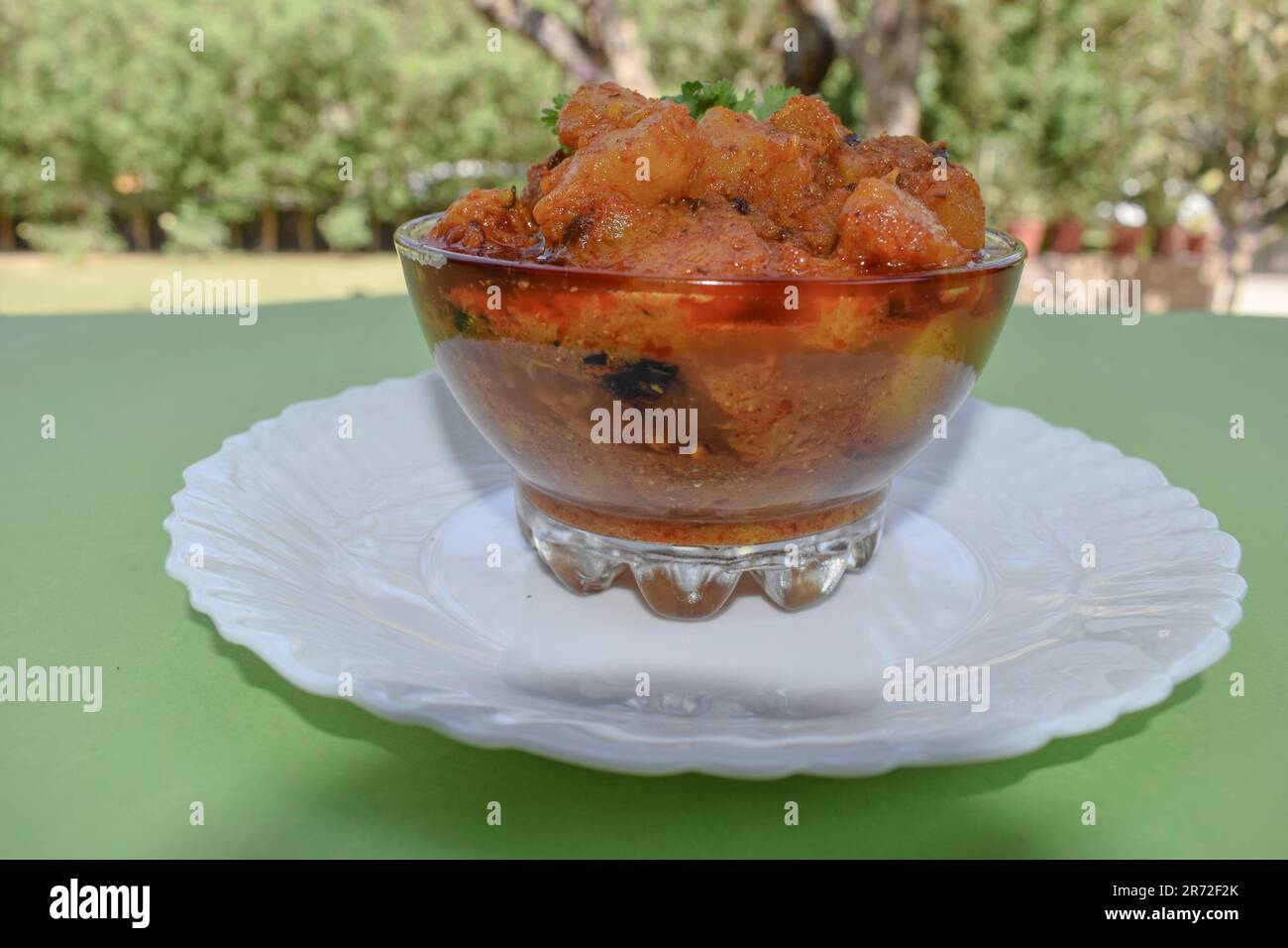 Delicious Spicy Potato curry side dish known as Aloo ki sabji, Indian ...