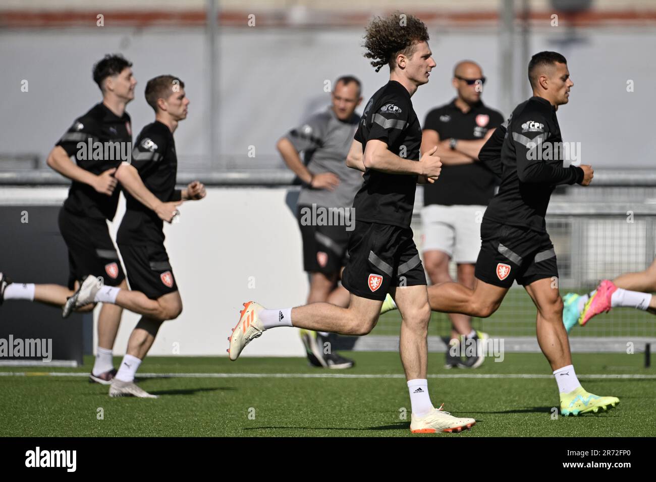 Prague, Czech Republic. 12th June, 2023. Trenink ceske fotbalove