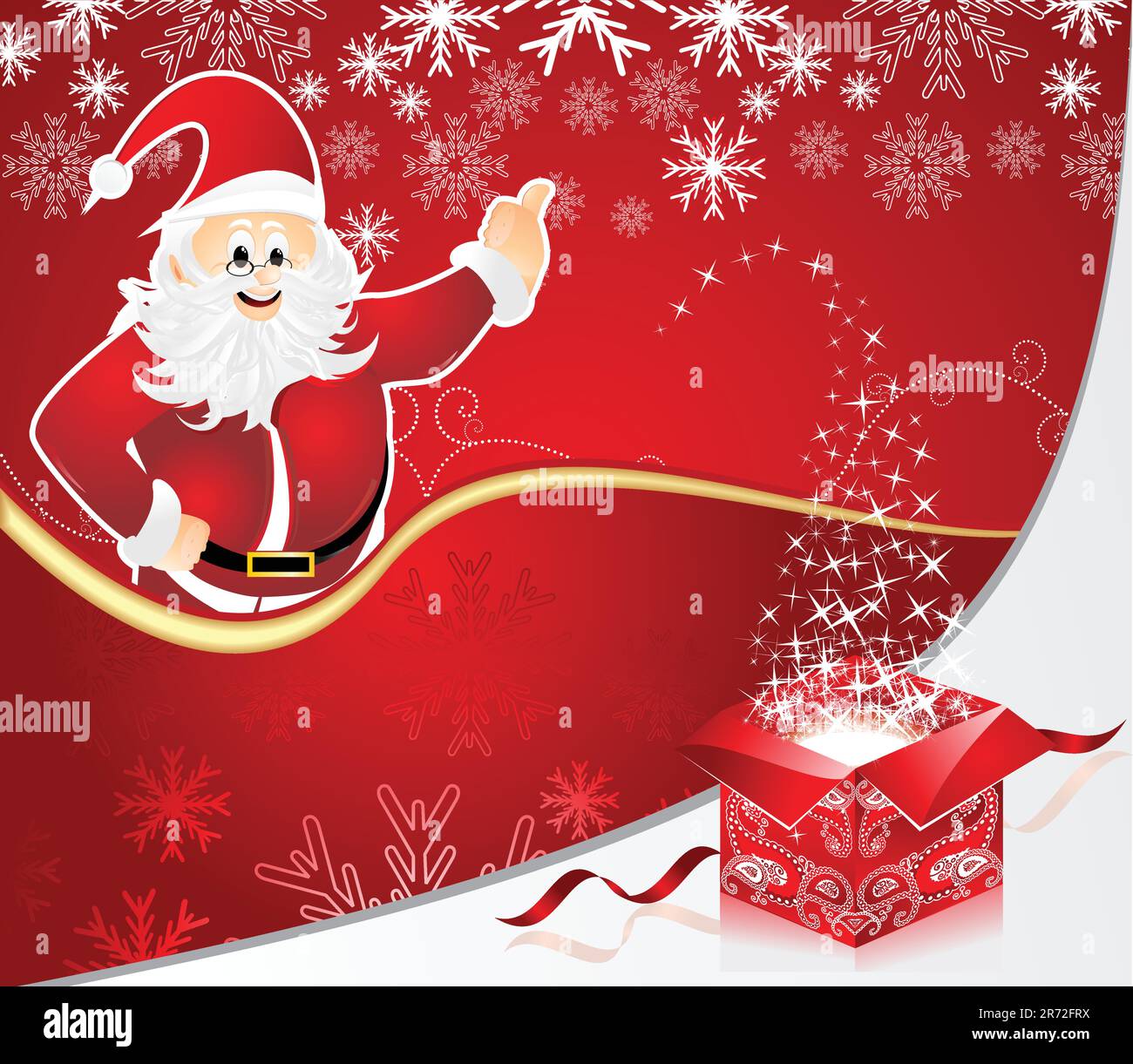 abstract christmas background vector illustration Stock Vector Image ...