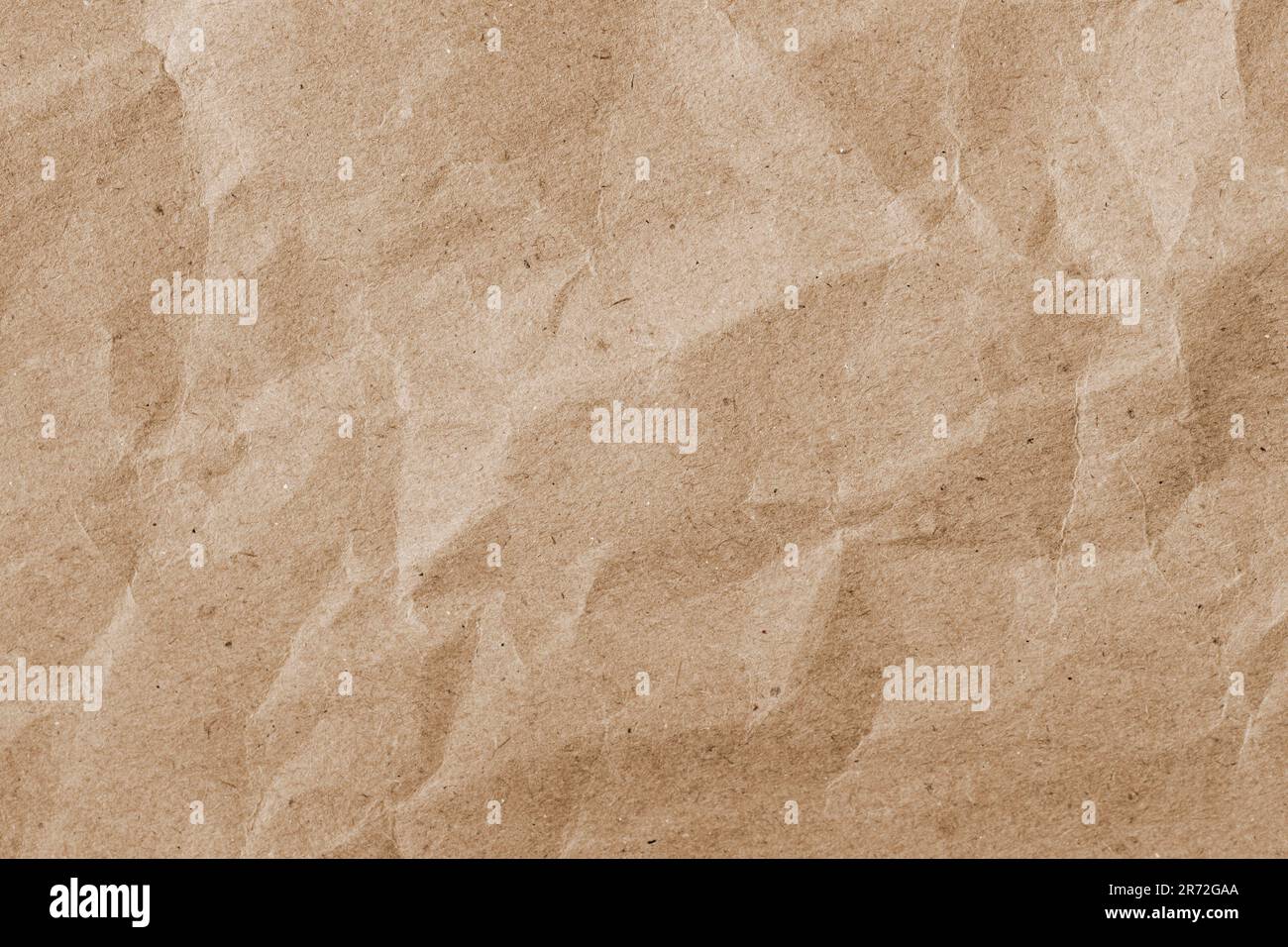 Brown Wrinkle Recycle Paper Background. Craft Paper Texture Be