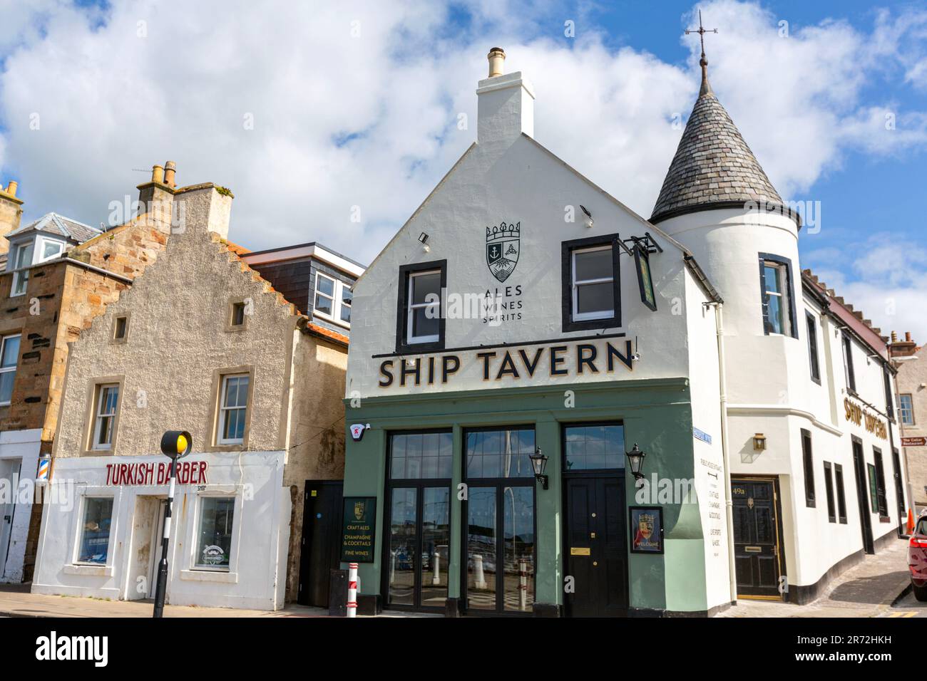 The New Ship Tavern, Turkish Barber, Anstruther, Fife, Scotland, UK Stock Photo Alamy