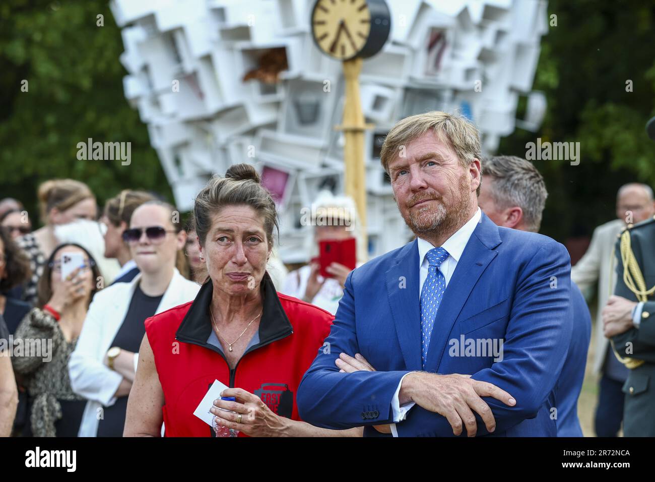 WESTERBORK King WillemAlexander during the performance East Side