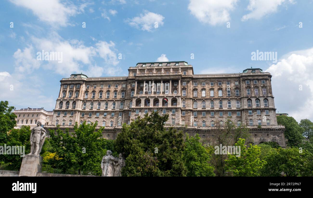 Budapest, Hungary - 2023 05 19: Buda Castle in Budapest, Hungary Stock Photo