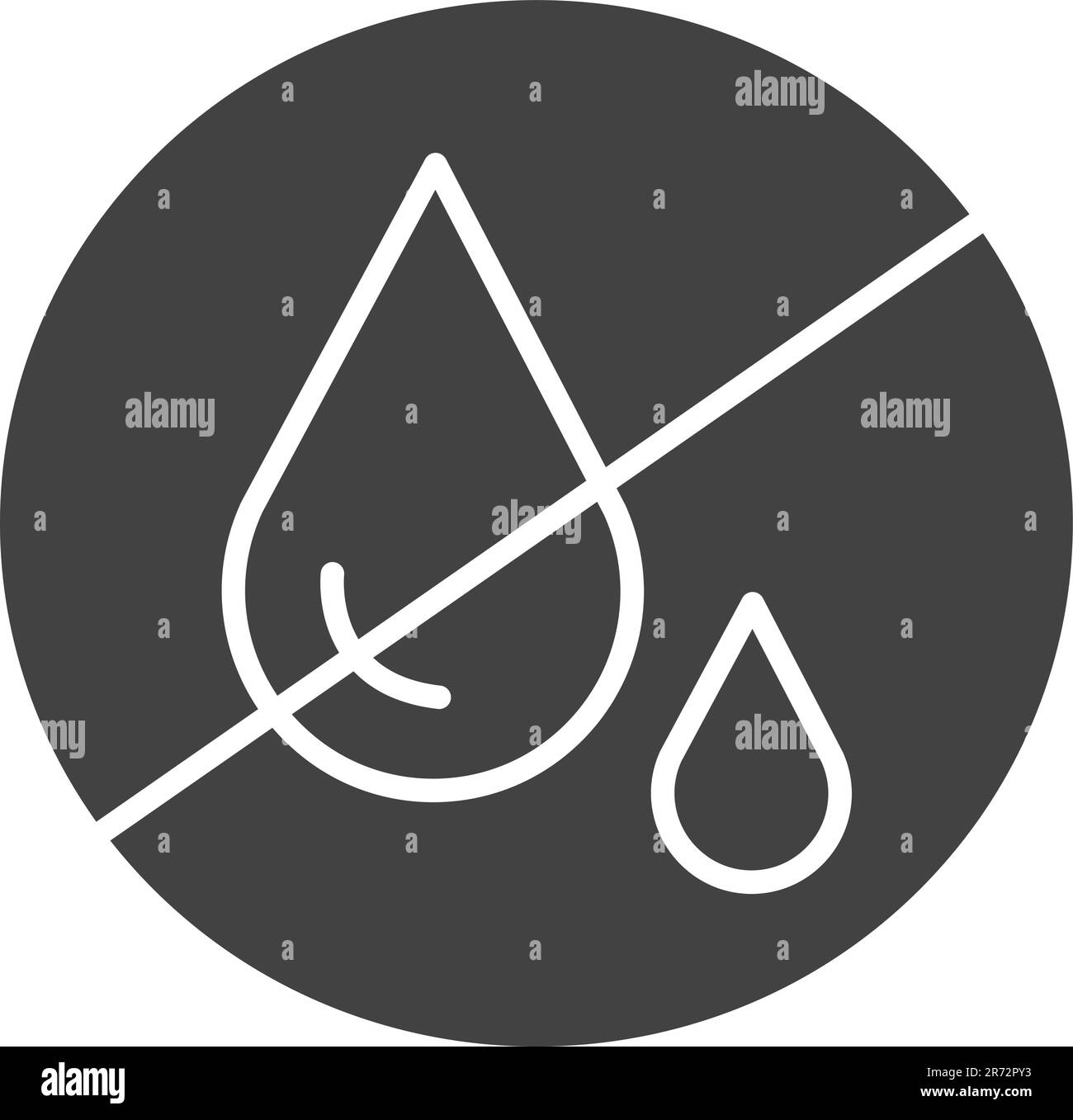 Water Scarcity icon vector image. Suitable for mobile application web application and print media. Stock Vector