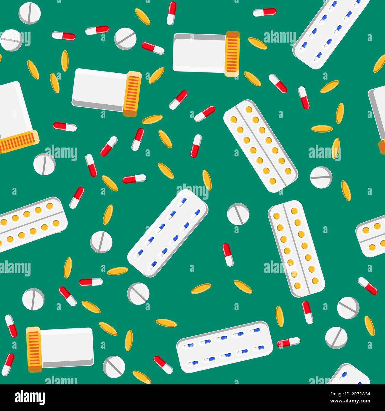 Medical seamless pattern, the texture of medicinal pharmaceutical ...