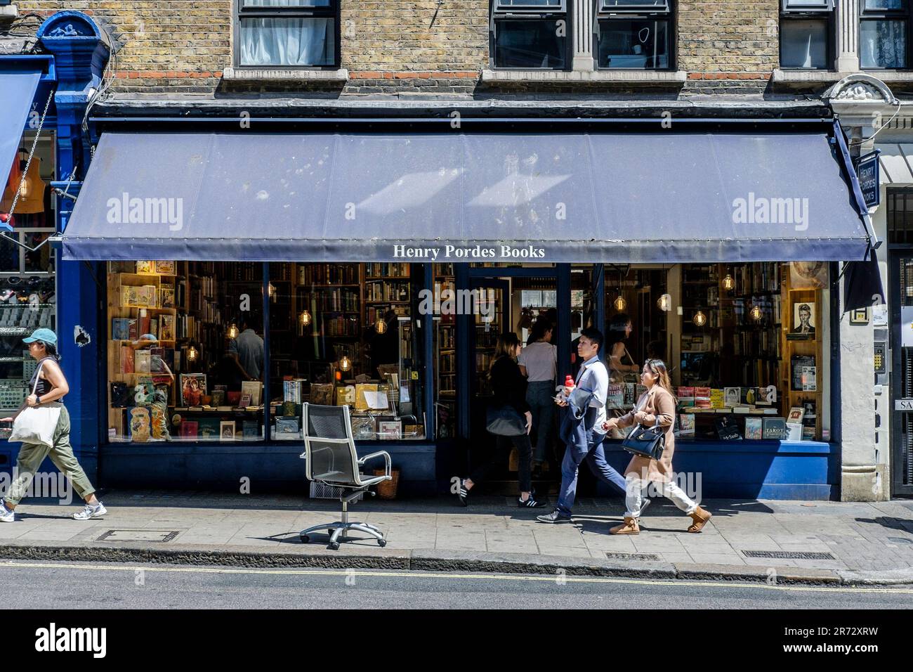 Henry Pordes Books, Charing Cross Road, London, UK. Stock Photo