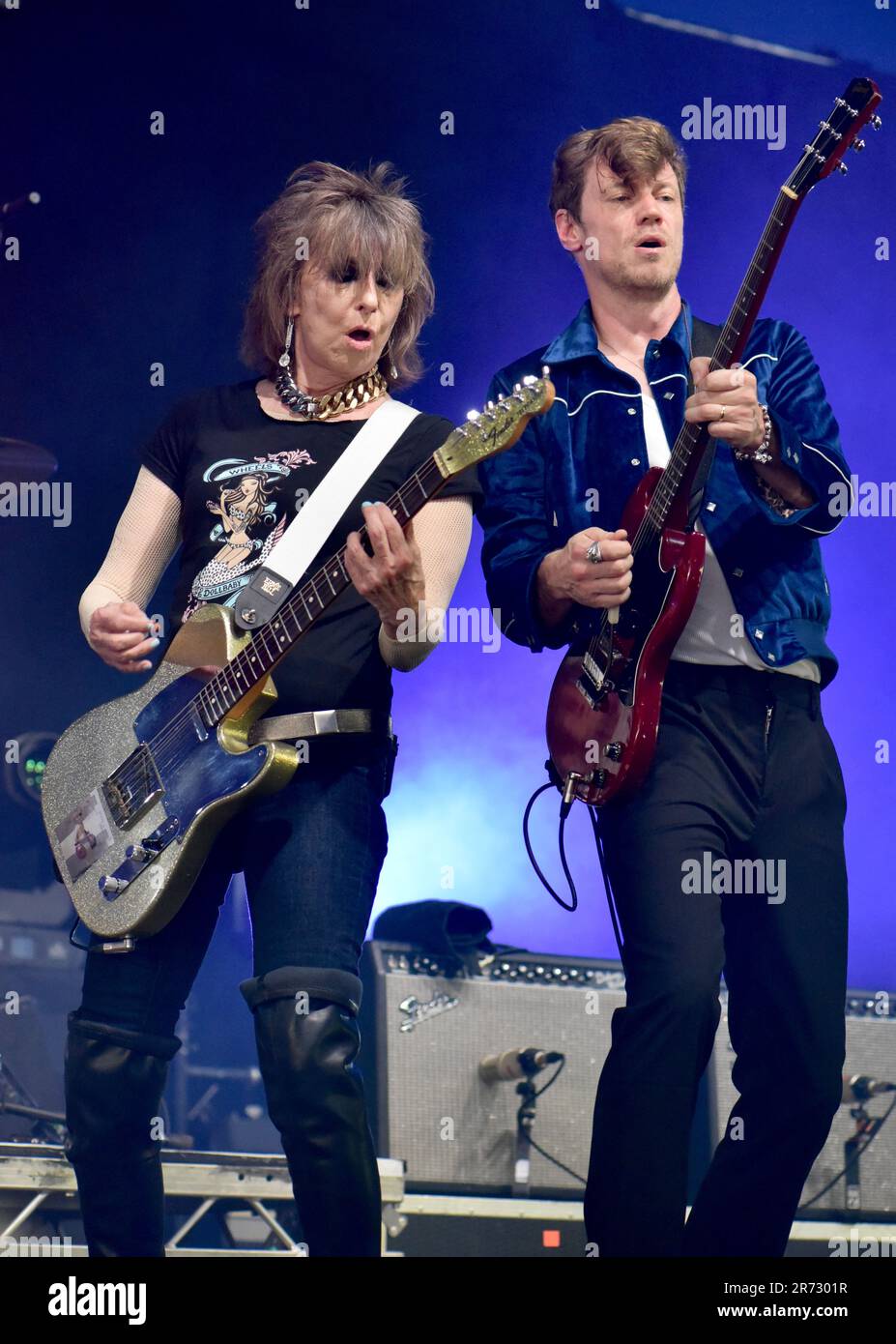 Oxford, UK. 11th June, 2023. The Pretenders Chrissie Hynde Kite