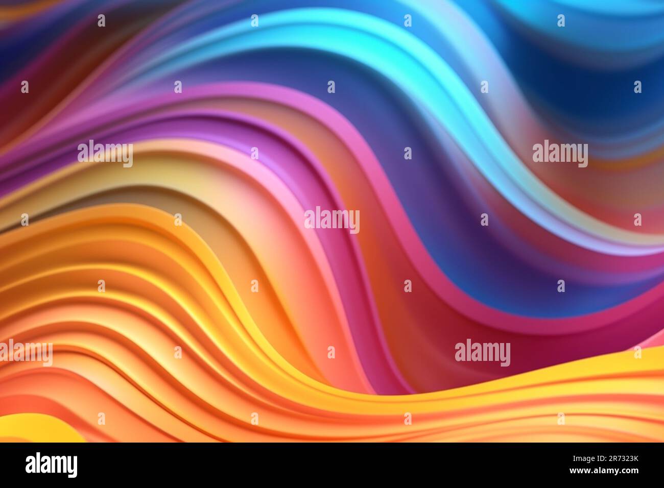 3D rendering abstract colorful background banner or wallpaper, graphic ...
