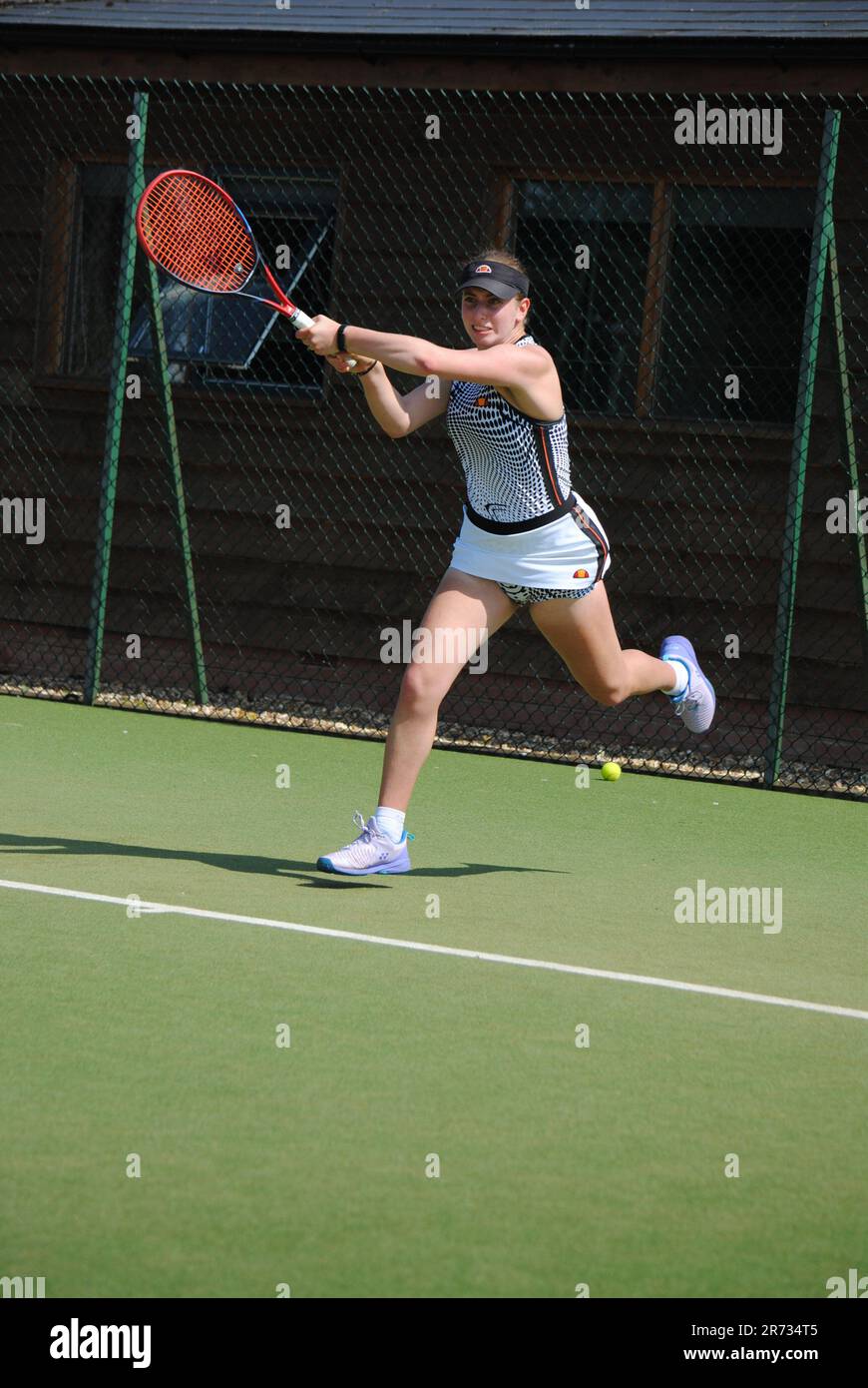 Amelie tennis player backhand Stock Photo