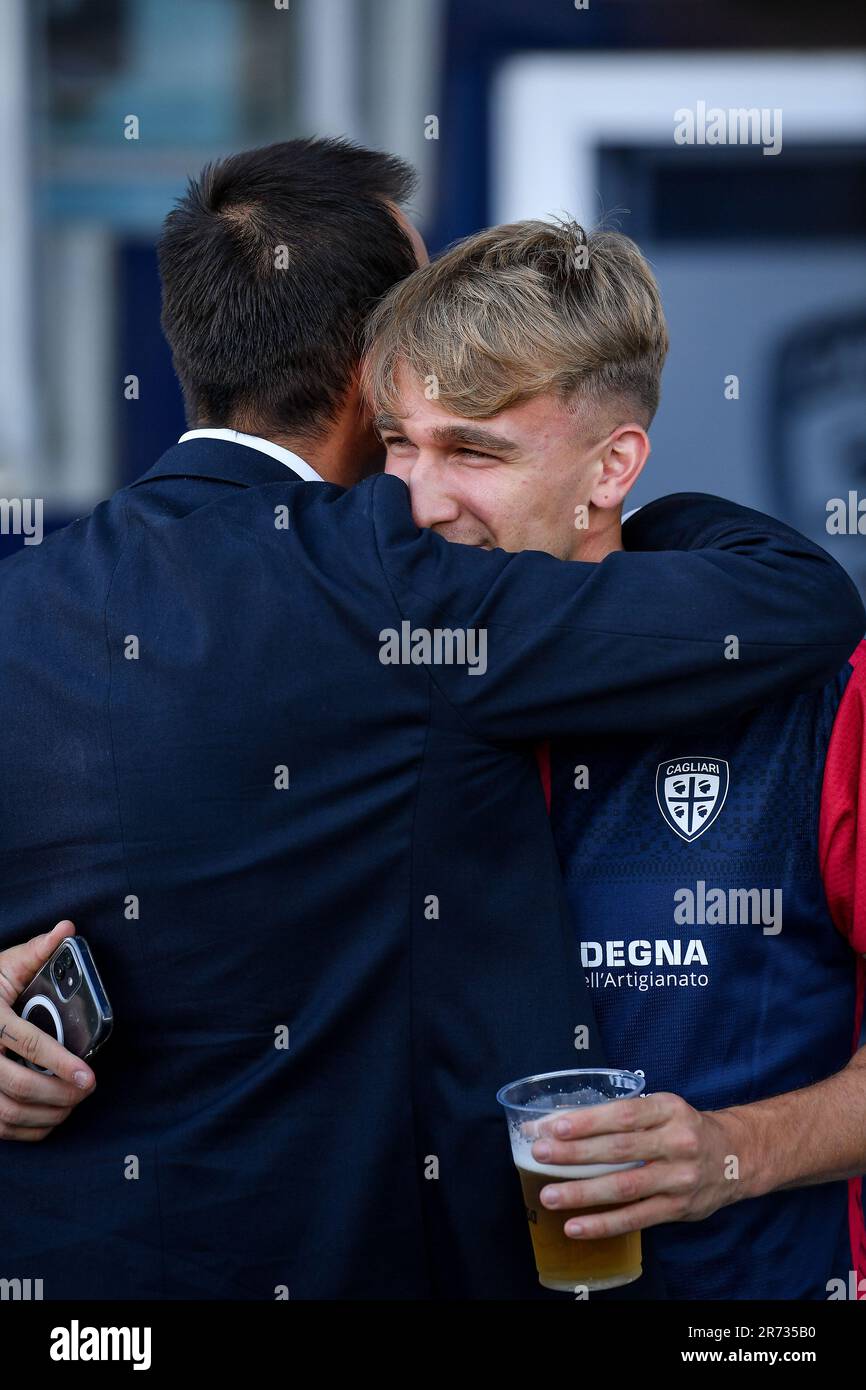 Cagliari, Italy. 12th June, 2023. CHristos Kourfalidis of Caglairi