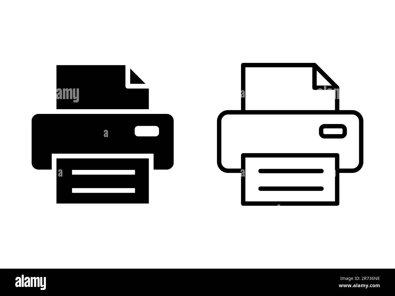 Print icon set. printer icon vector Stock Vector Image & Art - Alamy