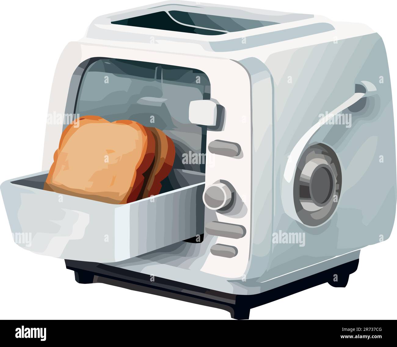 Toasted bread, healthy eating technology Stock Vector Image & Art Alamy