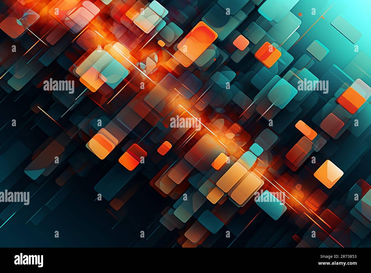 3D rendering abstract colorful background banner or wallpaper, graphic ...