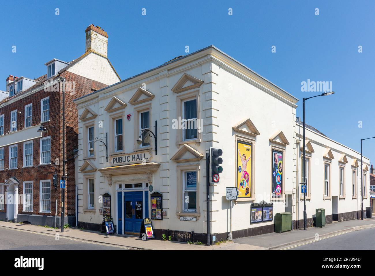 Beccles Public Hall & Theatre, Smallgate, Beccles, Suffolk, England, United Kingdom Stock Photo